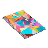 Carnet Arrière - plan d'aquarelle géométrique couleur Abs (Côté Droit)