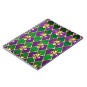 Carnet Arrière - plan de bijoux Mardi Gras (Côté gauche)