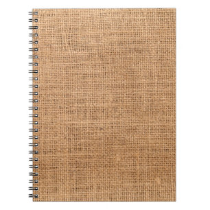 Carnet Arrière - plan de burlap textile