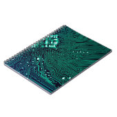 Carnet Arrière - plan de carte de circuits électroniques, (Côté gauche)