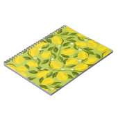 Carnet Arrière - plan de citrons. Arrière-plan de chevauc (Côté gauche)