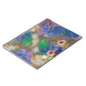 Carnet Arrière - plan de fleurs abstrait d'Odilon Redon. (Côté gauche)