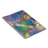 Carnet Arrière - plan de fleurs abstrait d'Odilon Redon. (Côté Droit)