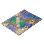 Carnet Arrière - plan de fleurs abstrait d'Odilon Redon. (Côté gauche)