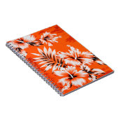 Carnet Arrière - plan de fleurs d'Hibiscus (Côté Droit)