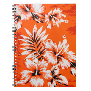 Carnet Arrière - plan de fleurs d'Hibiscus