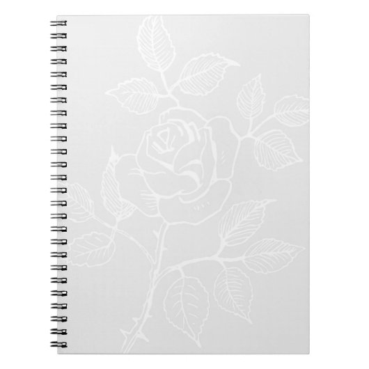 Carnet Arrière - plan de fleurs Pastel (Devant)
