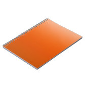 Carnet Arrière - plan de fond d'écran orange (Côté gauche)