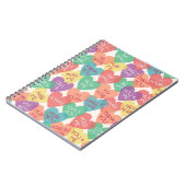 Carnet Arrière - plan de forme d'amour (Côté gauche)