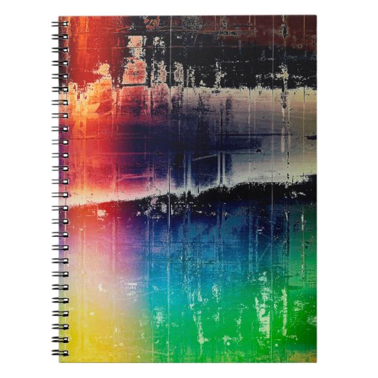 Carnet Arrière - plan de grunge traditionnel, texture ray (Devant)