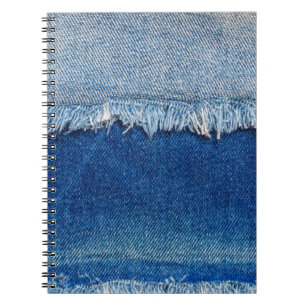 Carnet Arrière - plan de jeans Denim. Tissu denim déchiré