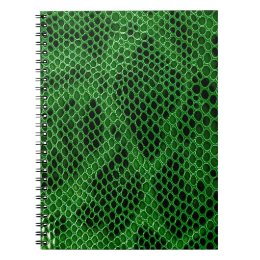 Carnet Arrière - plan de peau de serpent (Devant)
