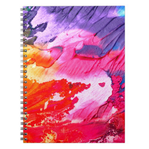 Carnet Arrière - plan de peinture colorée