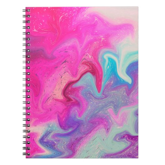 Carnet Arrière - plan de peinture mixte (Devant)