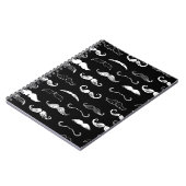 Carnet Arrière - plan de répétition noir et blanc Moustac (Côté gauche)