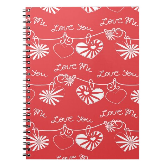 Carnet Arrière - plan de Saint Valentin (Devant)