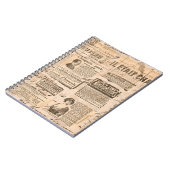 Carnet Arrière - plan de style créatif vintage. Texture p (Côté gauche)