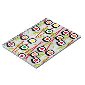 Carnet Arrière - plan de sushi (Côté gauche)