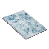 Carnet Arrière - plan de texture bleu marbre (Côté Droit)