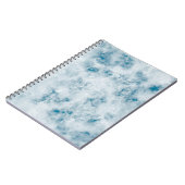 Carnet Arrière - plan de texture bleu marbre (Côté gauche)