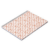 Carnet arrière - plan de texture de brique (Côté gauche)