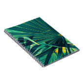 Carnet Arrière - plan de texture de feuille de palme trop (Côté Droit)