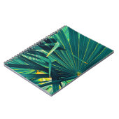 Carnet Arrière - plan de texture de feuille de palme trop (Côté gauche)
