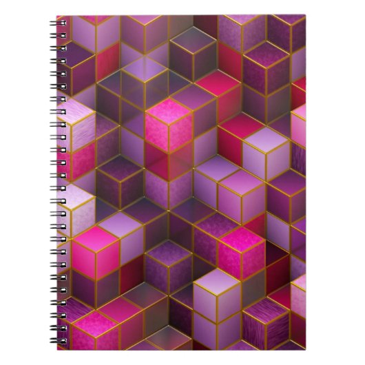 Carnet Arrière - plan de texture de surface du cube (Devant)