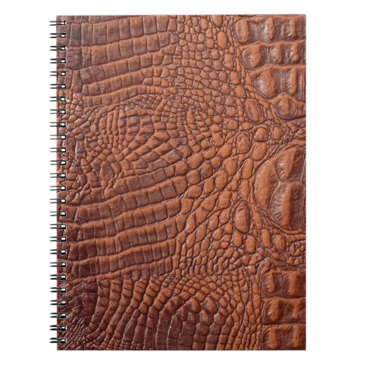 Carnet Arrière-plan de texture en cuir Brown, fond, abstr (Devant)