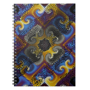 Carnet Arrière - plan de texture sans soudure. Vagues d'o