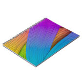 Carnet arrière - plan de vague Abstrait. Illustration 3D. (Côté gauche)