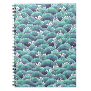 Carnet Arrière - plan décoratif Sea Wave