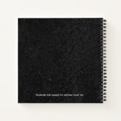Carnet Arrière - plan d'impression de texture en pierre n (Dos)