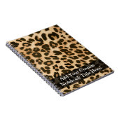 Carnet Arrière - plan Empreinte de léopard (Côté Droit)