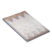 Carnet Arrière - plan et texture dentelle (Côté Droit)