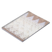 Carnet Arrière - plan et texture dentelle (Côté gauche)