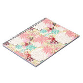 Carnet Arrière - plan floral 4 (Côté gauche)