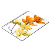 Carnet Arrière - plan floral abstrait (Côté gauche)