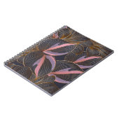 Carnet Arrière - plan floral doré de luxe avec trop (Côté gauche)