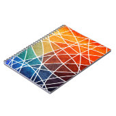 Carnet Arrière-plan géométrique abstrait, vieillissement (Côté gauche)