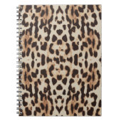 Carnet arrière - plan léopard motif (Devant)