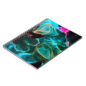 Carnet Arrière - plan magique. Peinture à la main. Flow C (Côté gauche)