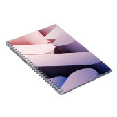 Carnet Arrière - plan maquillage abstrait minimal. Bleu e (Côté Droit)