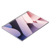 Carnet Arrière - plan maquillage abstrait minimal. Bleu e (Côté gauche)