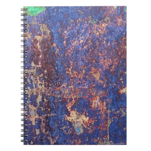 Carnet arrière - plan métallique rouillé Abstrait corrodé (Devant)