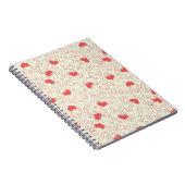 Carnet Arrière - plan mignon de coeurs (Côté Droit)