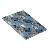 Carnet arrière - plan motif Abstrait (Côté Droit)