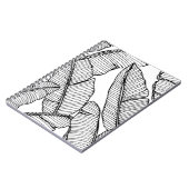 Carnet Arrière - plan motif de feuille de bananier sans c (Côté gauche)