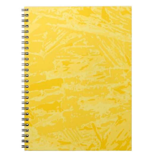 Carnet Arrière - plan motif de texture jaune (Devant)