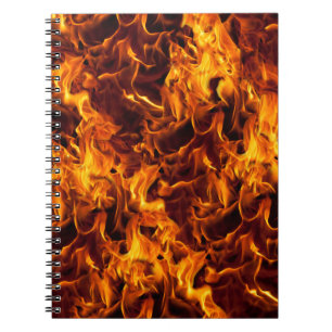 Carnet Arrière - plan Motif incendie / flamme